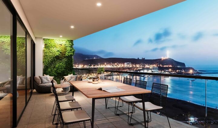 decoracion departamento vista panoramica